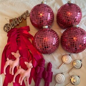 Festive Pink Christmas Set